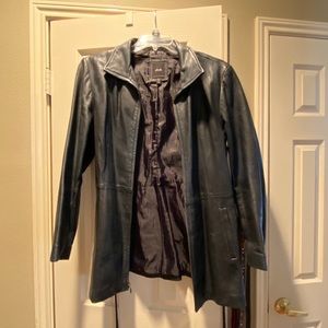 Black leather women’s jacket